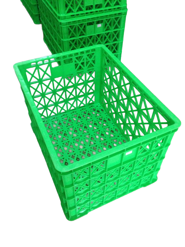 Thùng Nhựa Rỗng HS022 (8 Bánh Xe) | 850x630x525mm | Nhựa Công Nghiệp Cao Cấp